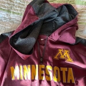 Ladies Maroon & Grey Sport Hoodie